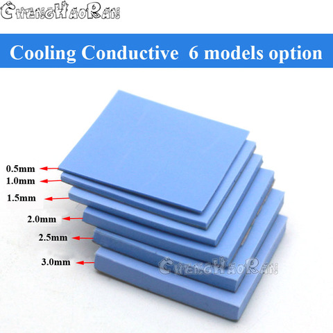 1pc New GPU CPU Heatsink Cooling Conductive Silicone Pad 30mm*30mm*0.5/1.0/1.5/2.0/2.5/3.0mm Thermal Pad high quality ► Photo 1/6