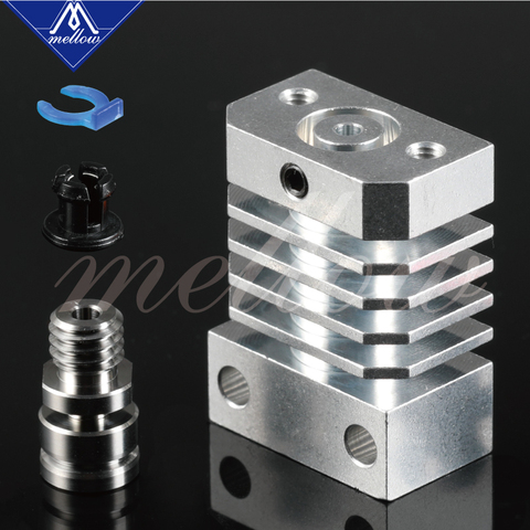 Newest Mellow Super Smooth Cr10 All Metal Titanium Heat Break Hotend Kit For Cr-10 Ender 3 Heatsink 3D Printers Micro Swiss ► Photo 1/6