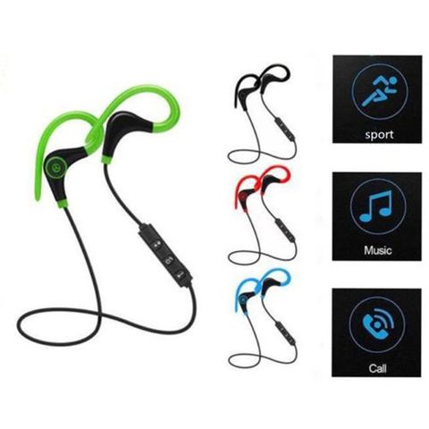 Bluetooth 4.1 Sports Headset Running Wireless Ear Hook Super Bass Stereo Headset Sport Earphone Headphone ► Photo 1/6