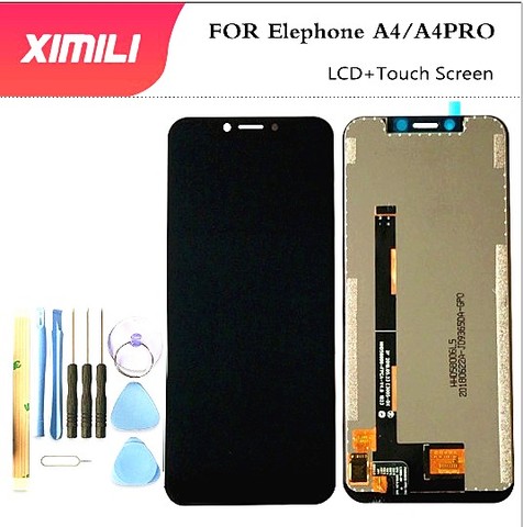 100% Original Tested For elephone A4/A4 pro LCD Display +Touch Screen Digitizer Assembly Replacement Accessories A4 A4PRO +tools ► Photo 1/6