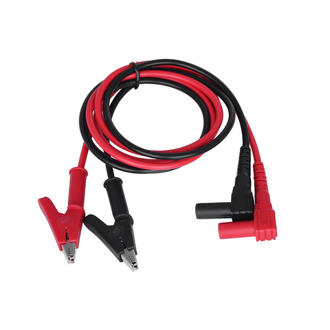 1 Pair Alligator Testing Cord Lead Clip 20A Electrical Clamp to 4mm Banana Plug Connectors for Multimeter Probe 90cm Test Leads ► Photo 1/6
