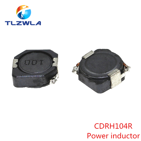 10pcs CDRH104R Power inductor shielding 2.2/4.7/6.8/10/15/22/47/68UH SMD inductance CD104 00/150/220/330/470UH 10*10*4 ► Photo 1/4