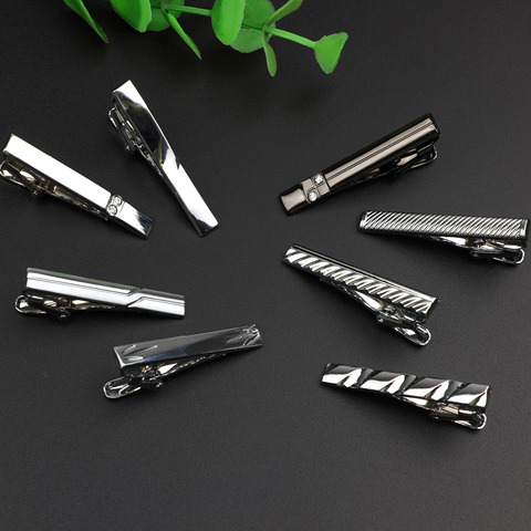 4cm New Simple Fashion Style Tie Clip Metal Exquisite Practical Pin Clasp Business Wedding Accessories High-End Gift For Men ► Photo 1/6