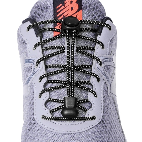 1Pair 23 colors Sneaker ShoeLaces Elastic No Tie Shoe Laces Stretching Lock Lazy laces Quick Rubber Shoelace Shoestrings ► Photo 1/6