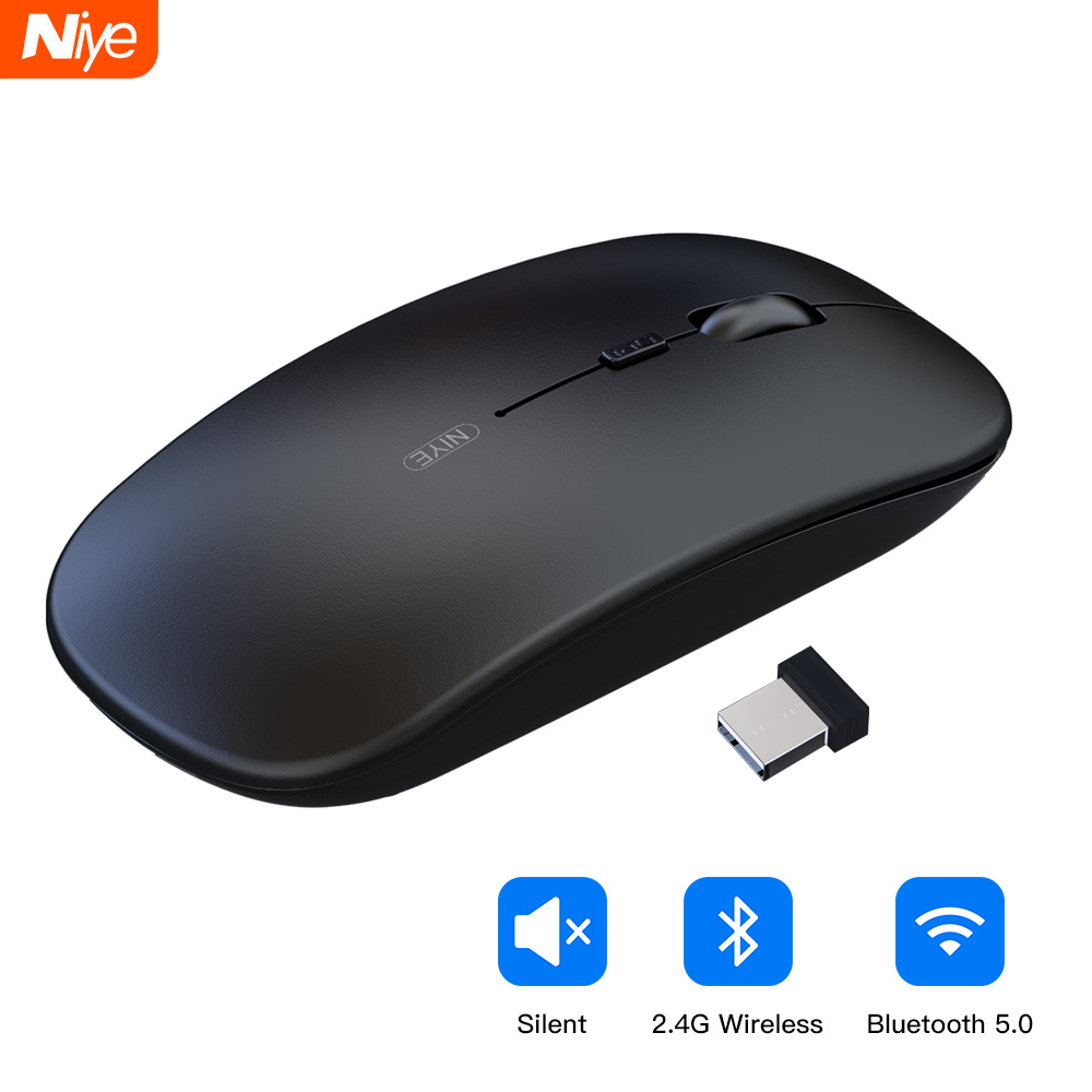 Wireless Mouse Computer Bluetooth Mouse Silent PC Mause Rechargeable  Ergonomic Mouse 2.4Ghz USB Optical Mice For Laptop PC - AliExpress