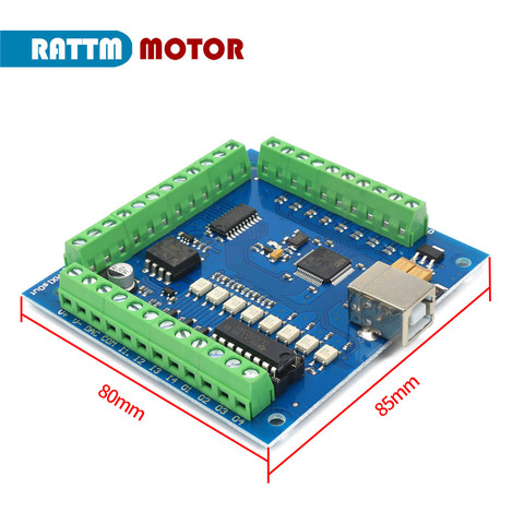 4 Axis Mach3 USB Motion Card STB4100 V2.1 Engraving machine controller interface breakout board CNC ► Photo 1/5