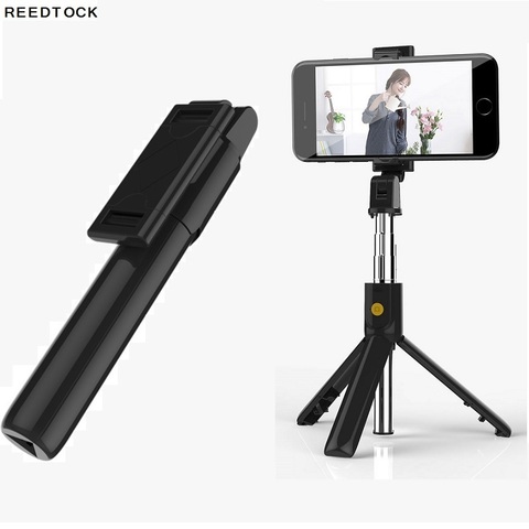 Selfie Stick Wireless Bluetooth for smartphone Shutter Remote  Foldable Handheld Monopod Extendable Mini Tripod ► Photo 1/3