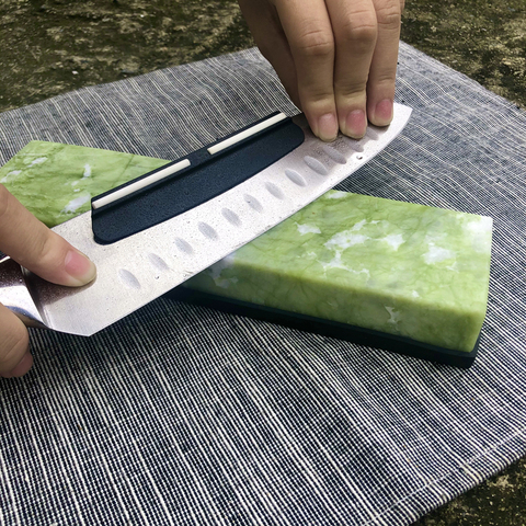 10000# Natural Green Agate sharpening stone Fine Grinding Polishing Shaved bar Whetstone kitchen knife sharpener honing tool ► Photo 1/6