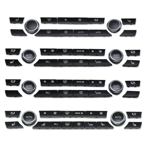 Quality Console Dashboard Ac Buttons Caps Replacement Repair Kit Set For BMW 5 7 Series F10 F18 F01 F02 520 523 525 530 730 740 ► Photo 1/6