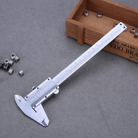 Vernier Caliper 0-150mm 0.02mm Metal Calipers Gauge Measuring Tools Micrometer Pie De Rey Paquimetro Measuring Tools Dropship ► Photo 1/6