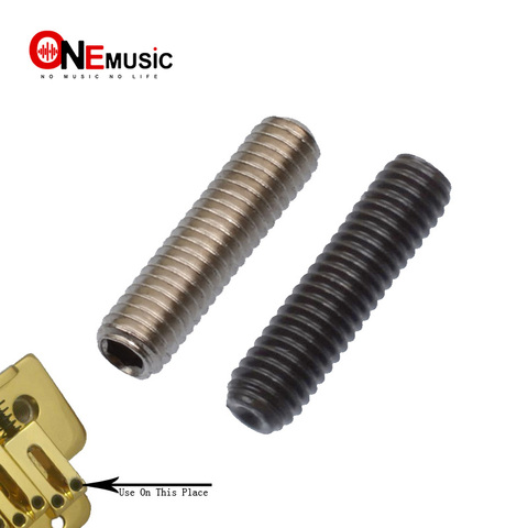 6PCS/Lot M3 Electric Bass Guitar Bridge Saddles Hexagon Screws for Tremolo Bridge or Electric Bass Bridge M3*12mm ► Photo 1/6