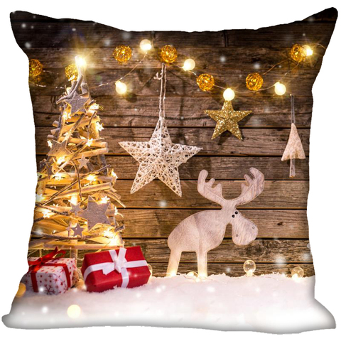 Christmas Style Deer Pillow Case For New Year Decorative Pillows Cover Square Zippered Merry Christmas PillowCases 40X40,45X45cm ► Photo 1/6