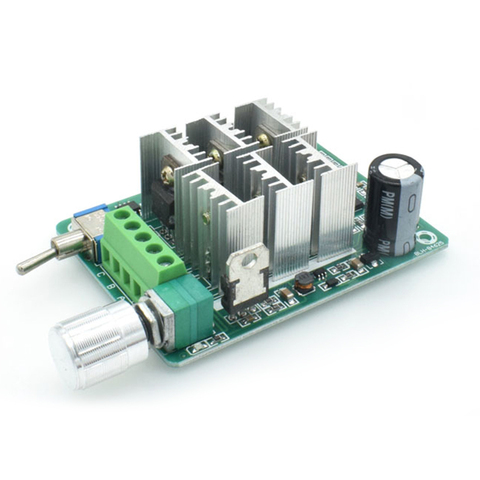 DC 5-36V 15A BLDC Three-Phase Sensorless Brushless Motor Speed Controller With Potentiometer Switch Explosive Fan Drive 12V 24V ► Photo 1/1