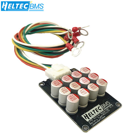 Whole Group Balancer 3S 4S 5A Active Balancer Capacitor Active Equalizer Lifepo4 Lithium Lipo RV1-8 copper nose Wire connector ► Photo 1/6