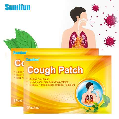 Sumifun 30pcs Cough Relief Plaster Chinese Herbal Medical Throat itching Asthma Cold Asthma Relief Patch For Adults Children ► Photo 1/6