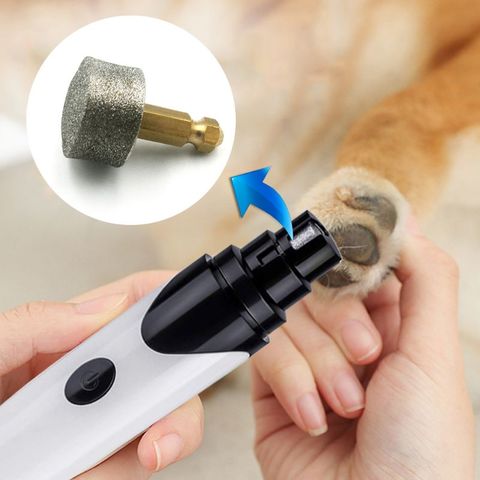 Dog Pet Nail Grinder Machine Head Rechargeable Cat Nails Clipper Trimmer Replaceable Grinding Wheel ► Photo 1/6
