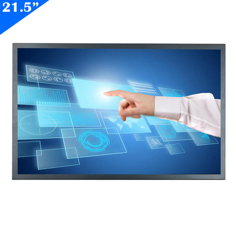 ZHIXIANDA 21.5 Inch FHD 1920x1080 Industrial Screen Support HDmi VGA USB Input Open Frame Resistive Touch Monitor With Speaker ► Photo 1/6