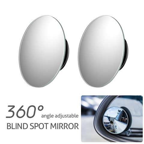 Auto 360 Wide Angle Round Convex Mirror for Toyota Corolla Avensis Yaris Rav4 Auris Hilux Prius Prado Camry 40 Celica Fortuner R ► Photo 1/5