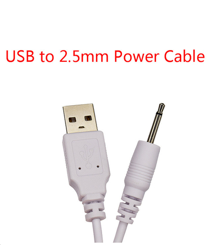 1m USB to 2.5mm Mono Audio Cable Replacement USB 2.0 to DC 2.5mm 2A Fast Charging Power Cable ► Photo 1/3