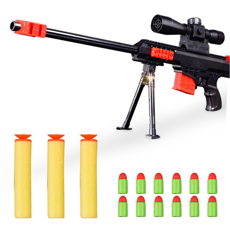 Soft Bullet Gun Sniper Rifle Airsoft Air Guns Plastic Blaster