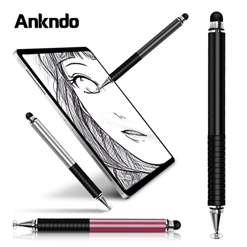 Universal 2 in 1 Stylus Drawing Tablet Pens Capacitive Screen Caneta Touch Pen for Mobile Android Phone Smart Pencil Accessories ► Photo 1/6