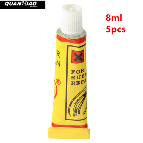 5pcs/Lot 8 ML Bicycle Tire Repair Road Mountain Bike Tyre Inner Tube Puncture Repair Rubber Cement Cold Glue Bike Tire Patch ► Photo 1/6