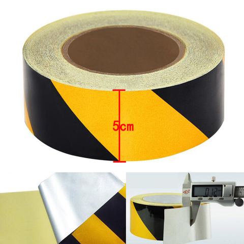 Reflective Material Tape Sticker Safety Warning Tape Reflective Film ► Photo 1/6