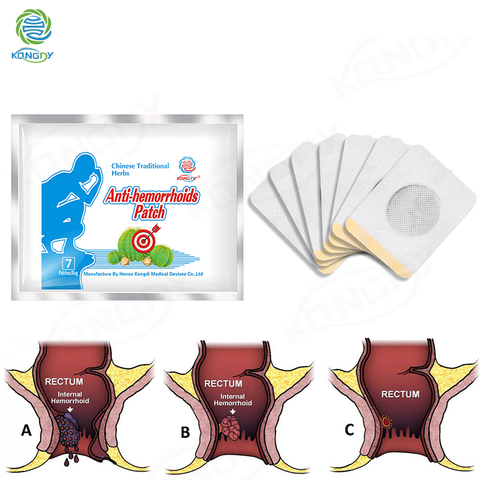 42PCS=6Bags Anti Hemorrhoid Patch Internal/External Hemorrhoids Therapy Powerful Hemorrhoids Pain Kill Piles Anal Fissure Patch ► Photo 1/6