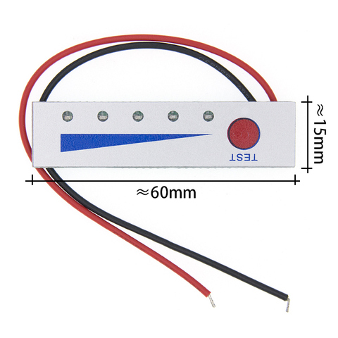 Waterproof 2S 3S 4S Li-ion Lithium Battery Capacity Indicator Electricity Power LED Display Board Meter Tester 8.4V 12.6V 16.8V ► Photo 1/6