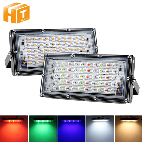 LED Flood Light 50W 220V IP65 Waterproof Outdoor LED Spotlight LED street Lamp Garden Square Floodlight. ► Photo 1/6