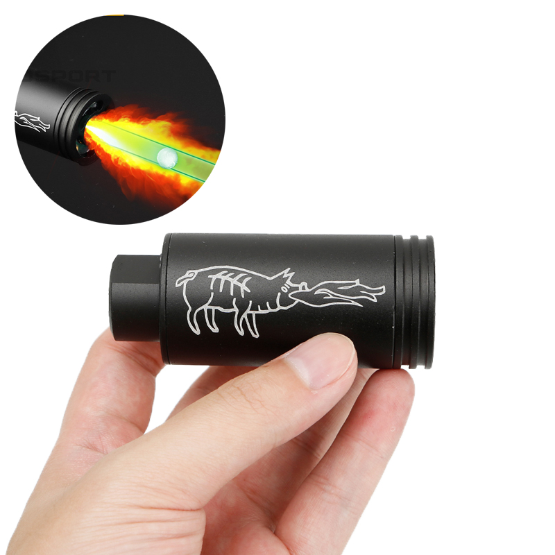 Airsoft Tracer Lighter Green Light Imitation Fire Tracing Paintball