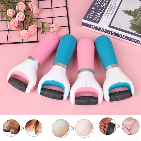 Electric Foot file Care Tool Feet Hard Dead Skin Removal Battery Power Foot USB Exfoliator Heel Callus Remover Pedicure Device ► Photo 1/6