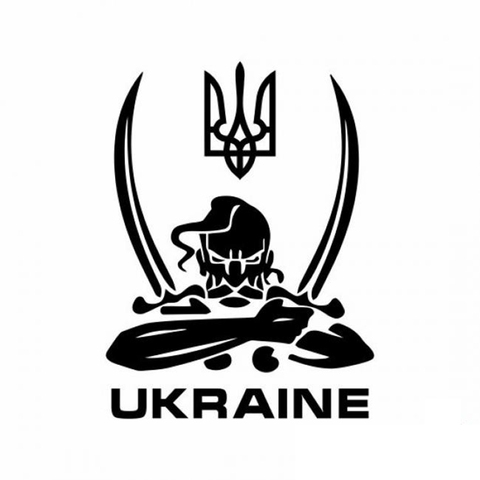 CK20004# cool UKRAINE adhensive vinyl car sticker reflective waterproof car decal stickers on car truck bumper rear window ► Photo 1/6