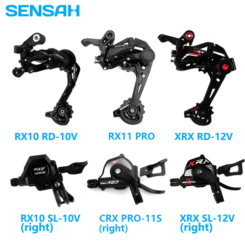 SENSAH MTB bike derailleurs RX10 1x10 CRX 1x11 XRX 1x12 Speed Trigger Shifter Rear derailleurs 10/11/12s for M6000 M8000 M9100 ► Photo 1/6