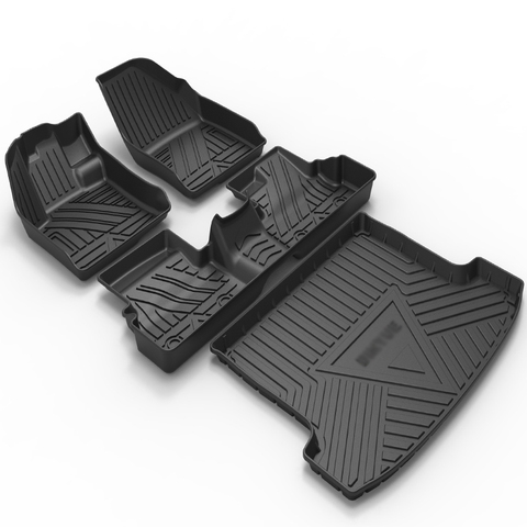 Geely Coolray Car All-Weather Tpe Tpo Floor Foot Mat Black Full Set Trim To Fit for Geely Coolray 2022 ► Photo 1/1