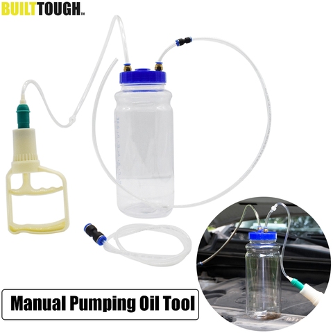 Universal Oil Change Artifact Manual Hand Pump Engine Suction Vacuum Car Truck Van Moto Maintenance Tool 2L Bottle Storage Hose ► Photo 1/6