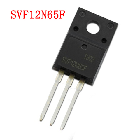 10pcs/lot SVF12N65F SVF12N65 12N65 12A 650V TO-220F new original ► Photo 1/1