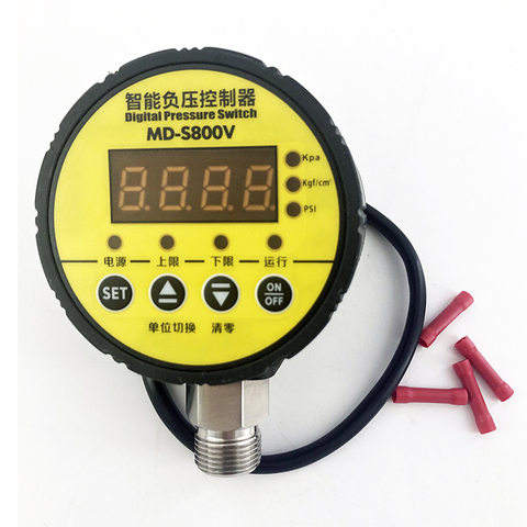 MD-S910 Intelligent pressure controller Electronic digital pressure gauge Air compressor switch water pressure Vacuum gauge ► Photo 1/6