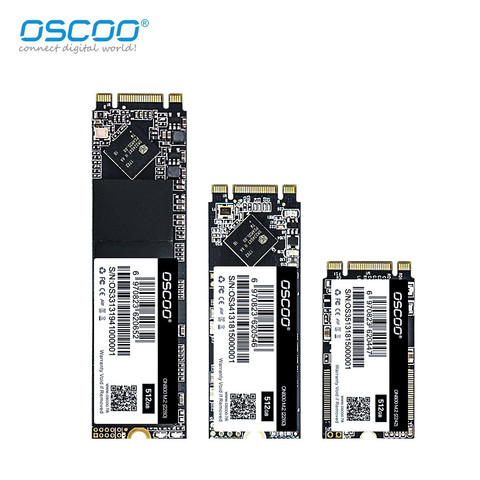 Hot Oscoo MLC SSD M2 SSD M.2 SATA 120GB 240 GB 500GB M.2 NGFF SSD Size 2242 2260 2280mm SSD HDD disco duro For computer Laptop ► Photo 1/6