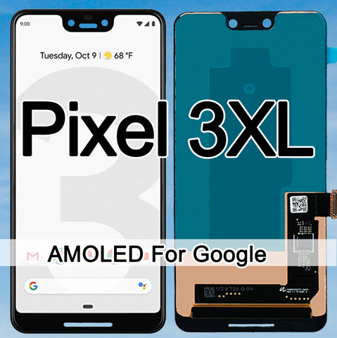 Original Amoled  Screen For Google Pixel 3XL LCD Display Touch Digitizer Screen For Google Pixel 3 XL LCD Screen Replacement ► Photo 1/6