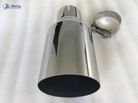 Stainless steel vehicle refitting universal exhaust car muffler tail throat Car modification for b-mw e90  exhaust tip w222 pipe ► Photo 1/6