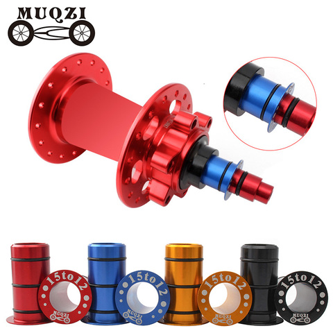 MUQZI Mountain Road Bike 15mm Conversion 12mm Hub Front Barrel Shaft Side Cover Seat Set Disc Brake Conversion ► Photo 1/6