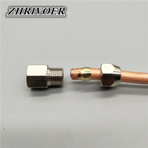 Ring Lock oil Tube Compression Ferrule Tube Compression Fitting Connector tube 4 6 8 10 12mm Female Thread M14x1.5 M20x1.5 ► Photo 1/6