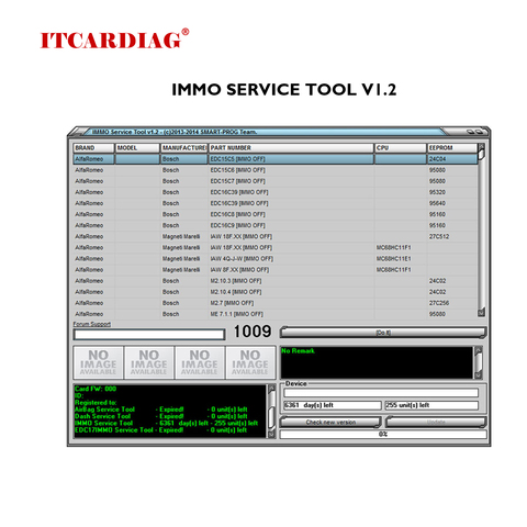 2022 Edc 17 IMMO SERVICE TOOL V1.2 PIN Code and Immo off Works Without Registration For AlfaRomeo Audi BMW Citroen Fiat ► Photo 1/1