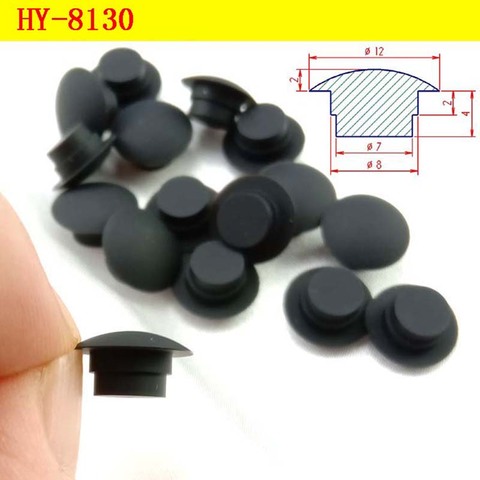 HY-8130 silicone plug rubber stopper Case dust plug Cambered cover Elastic environmental seal hole plug Crash cap 8mm ► Photo 1/6