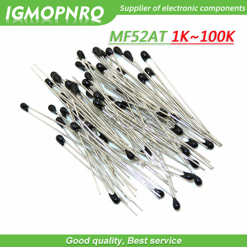 100pcs MF52AT MF52 B 3950 NTC Thermistor Thermal Resistor 5% 1K 2K 3K 4.7K 5K 10K 20K 47K 50K 100K temperature sensor ► Photo 1/3