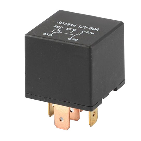Automotive Relay JD1914 80A/40A 12V/24V 4 Feet 5 Feet Copper Small Waterproof Relay Lighting Controller ► Photo 1/5