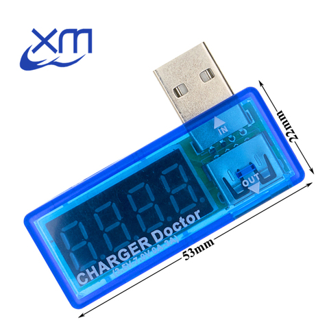 1pcs Digital Display Mini USB Power Current Voltage Meter Tester Portable Mini Current and Voltage Detector Charger Doctor B73 ► Photo 1/4