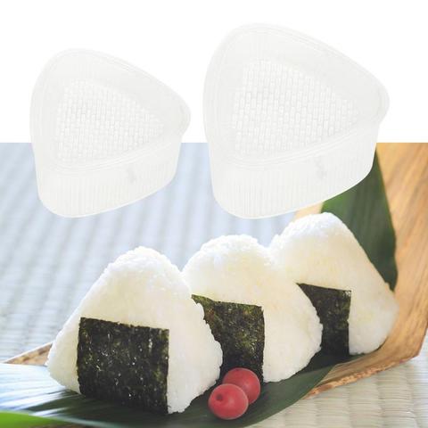 2Pcs/set DIY Sushi Maker Onigiri Rice Mold Kitchen Japanese Cuisine Rice Ball