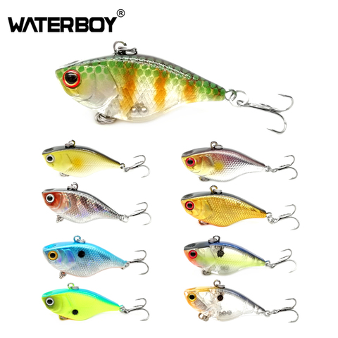 WATERBOY 1PCS 4cm 4.6g Mini VIB Fishing Lure Rattlin Vib Hard Bait Wobbler Crankbait Isca Artificial Perch ► Photo 1/6